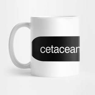 Cetaceans Are Cool iMessage Mug